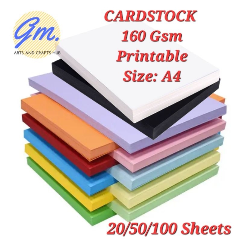 Card Stock - A4 - 200 Sheets - 160gsm