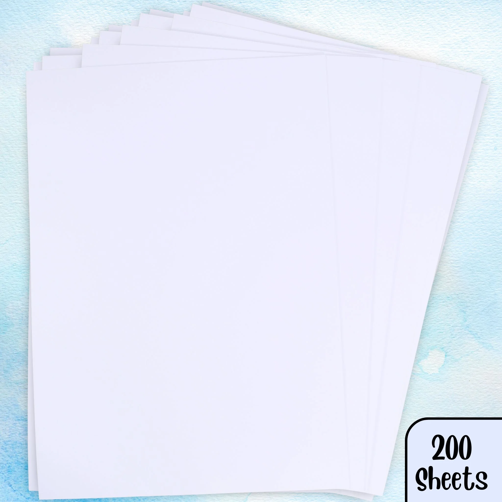 Card Stock - A4 - 200 Sheets - White