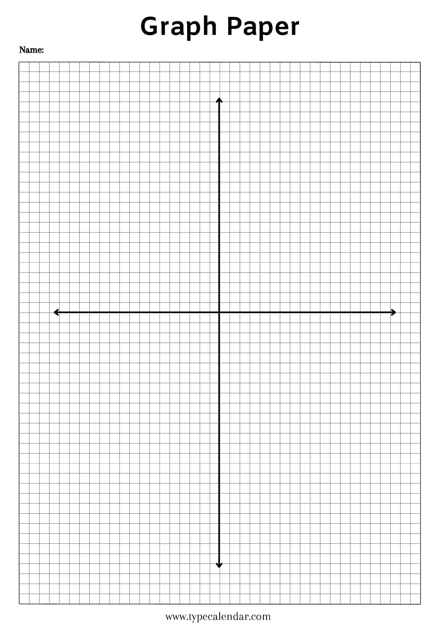 Chart Paper - 50 Sheets - Graph