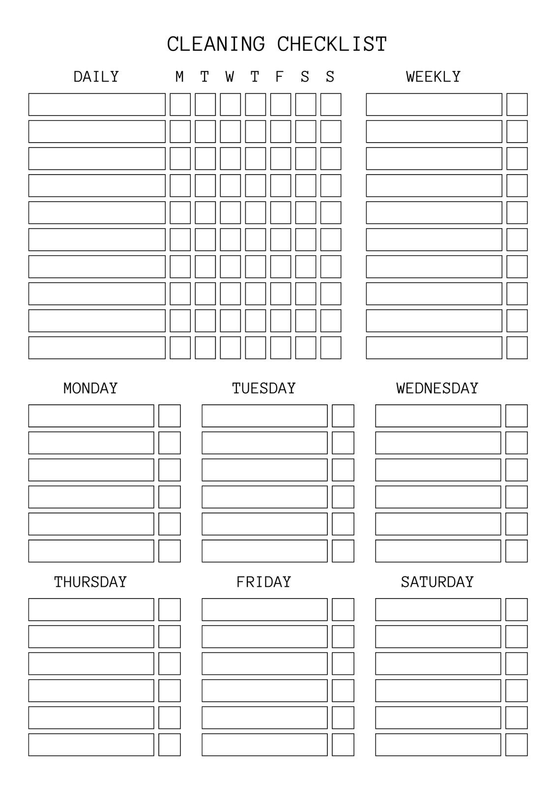 Cleaning Sheet