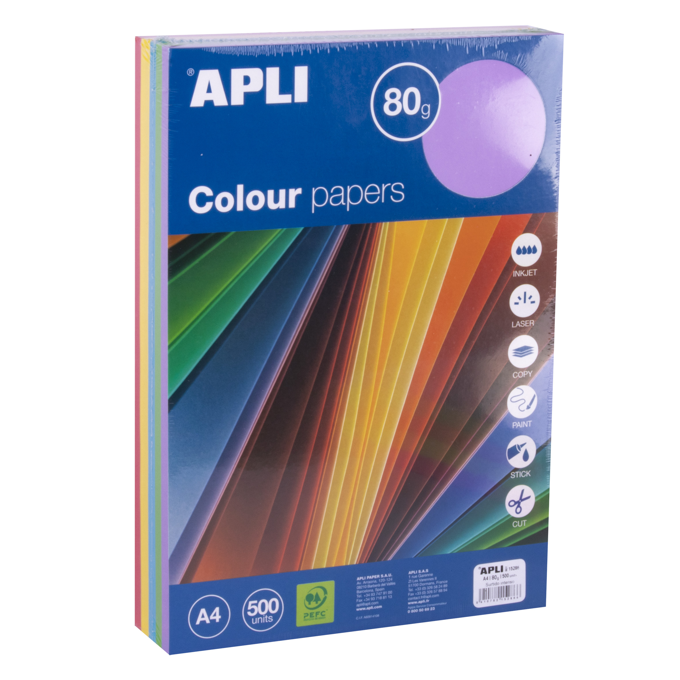Colored Paper - A4 - 500 Sheets - Assorted