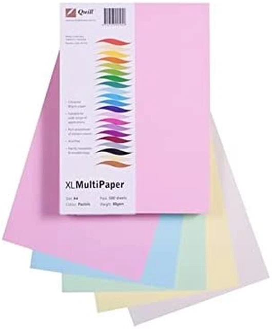 Colored Paper - A4 - 500 Sheets - Assorted