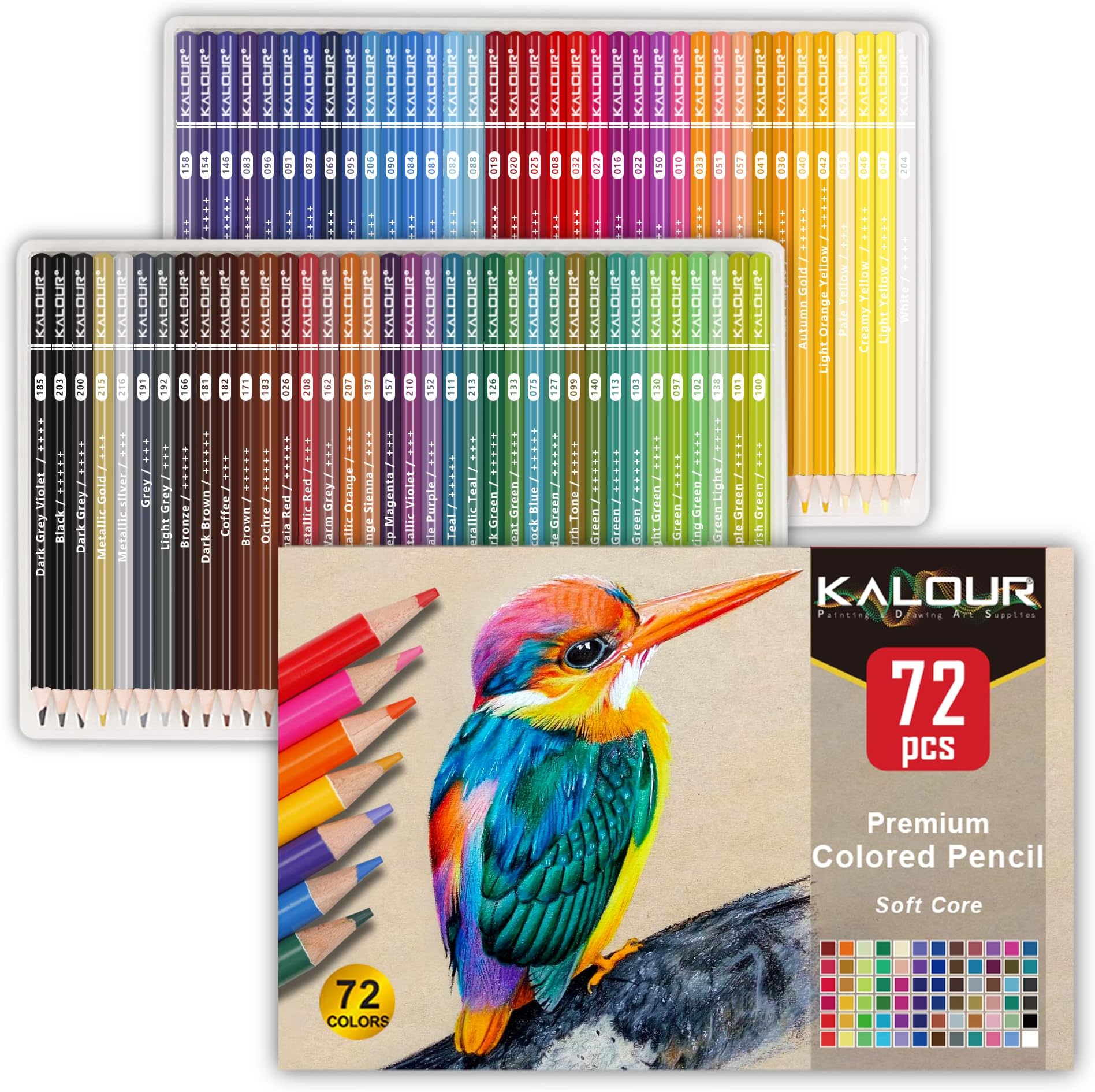 Colored Pencils - 72 Colors