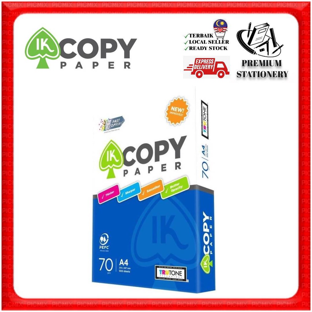 Copy Paper - A4 - 500 Sheets - 70gsm
