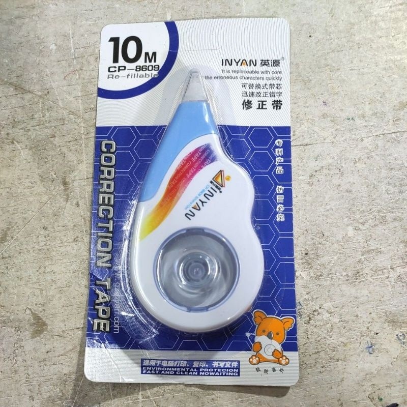 Correction Tape - 5mm x 10m - White - 10 Pack