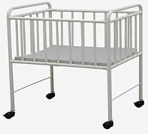 Cot - Baby - Metal - Silver