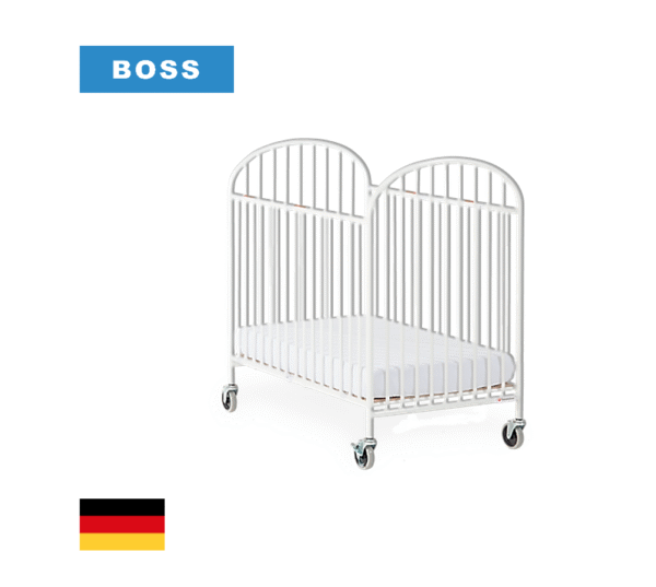 Cot - Baby - Metal - Silver