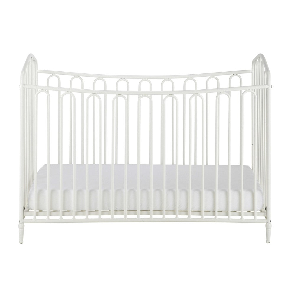 Cot - Baby - Metal - White