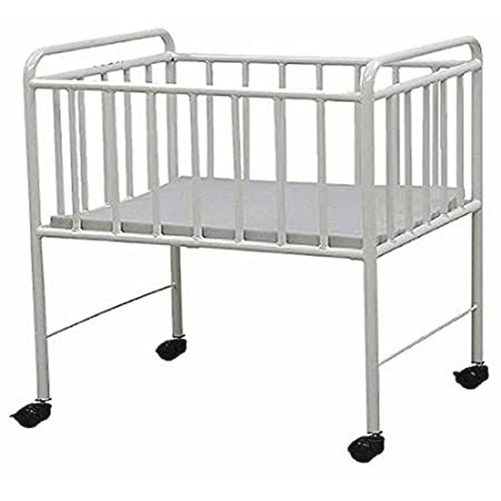 Cot - Baby - Metal - White