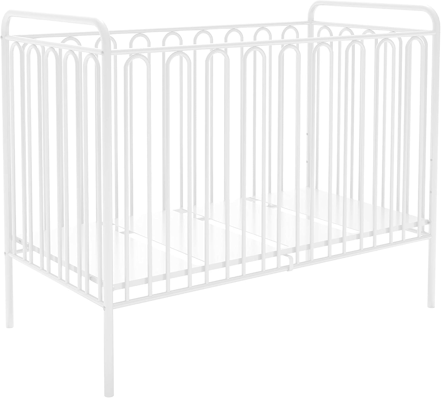 Cot - Baby - Metal - White