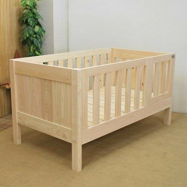 Cot - Baby - Wooden - Natural
