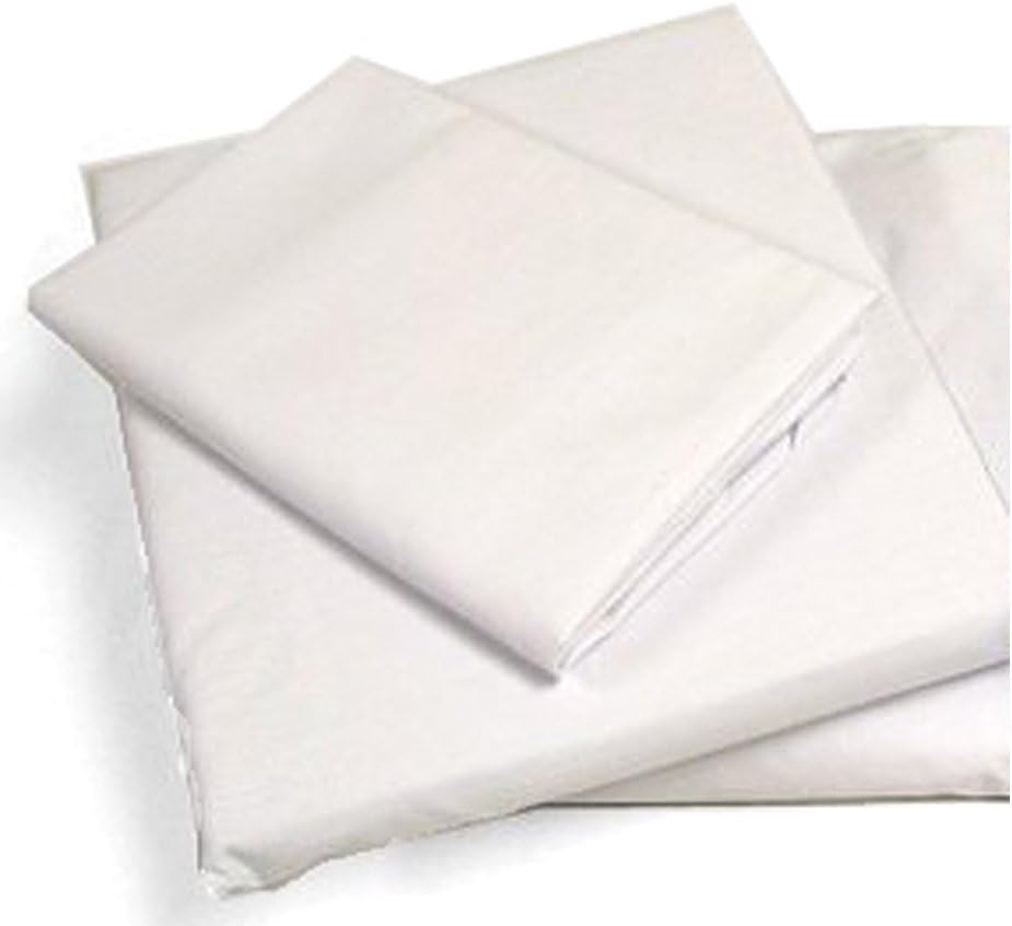 Cot Sheet Set - 4 Piece - Fitted - White