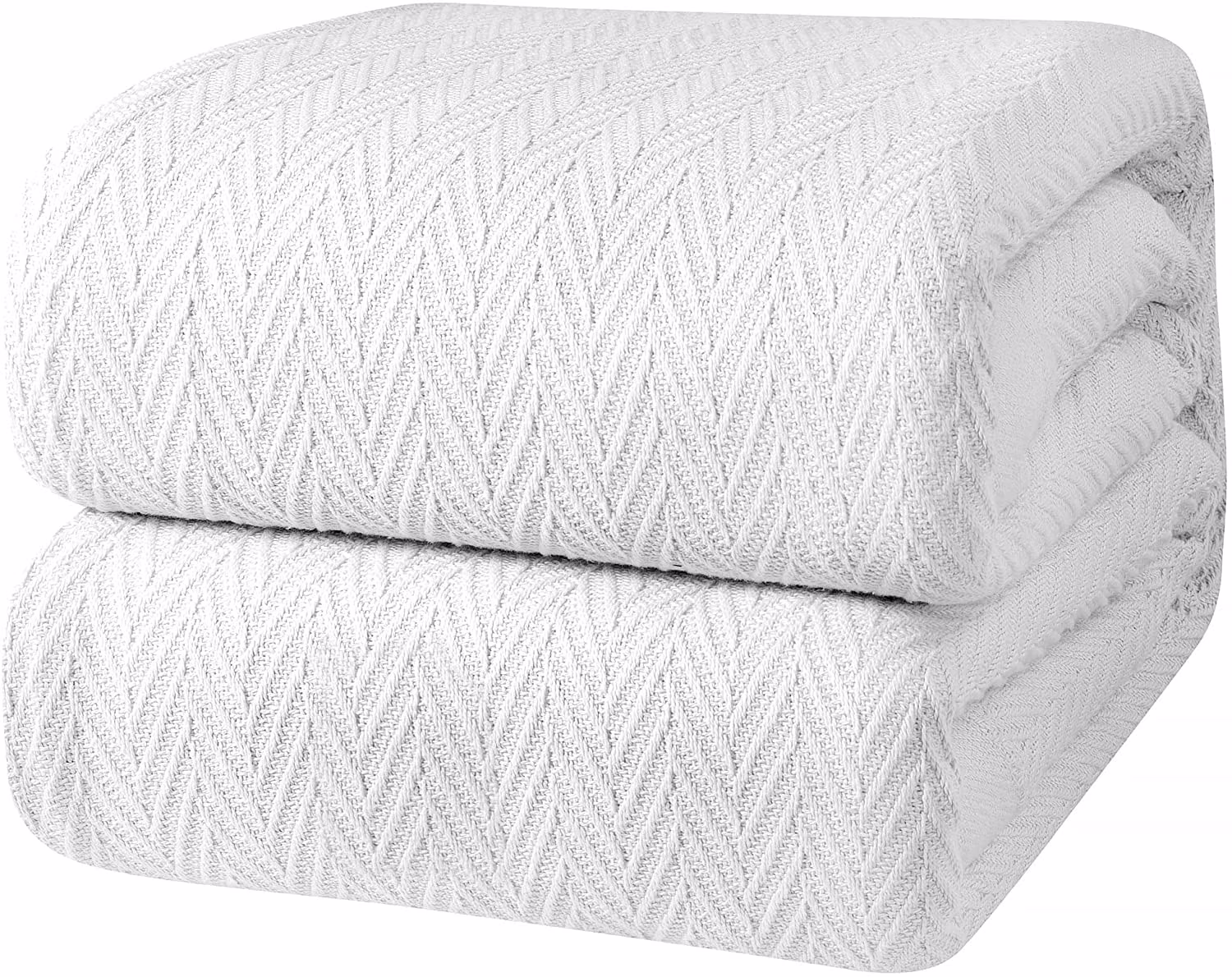 Cotton Blanket - Queen - White