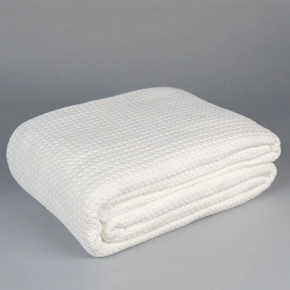 Cotton Blanket - Single - White