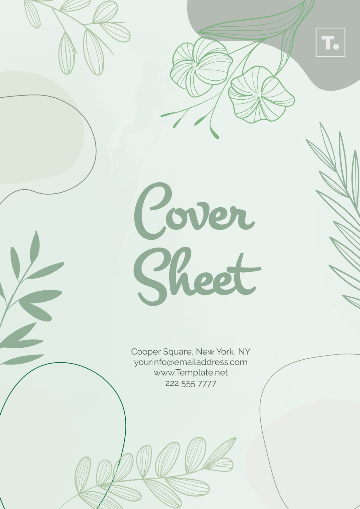 Cover Sheet