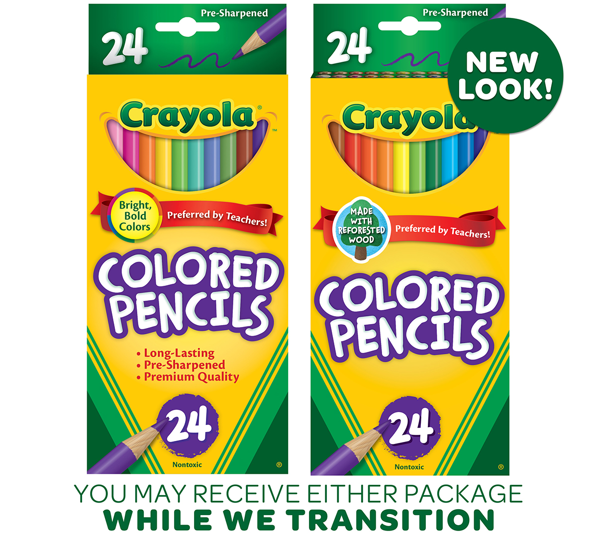 Crayola Colored Pencils - 24 Colors - 10 Pack