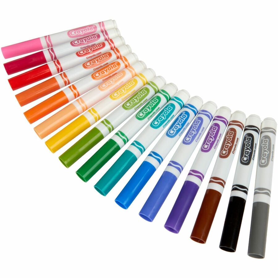 Crayola Washable Markers - 16 Colors - 10 Pack
