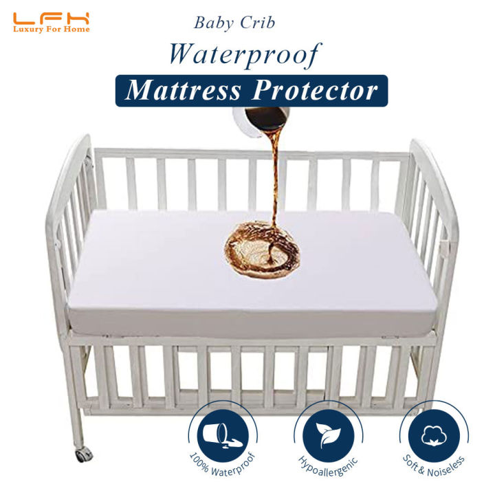 Crib Sheet - Fitted - 60x120cm - White