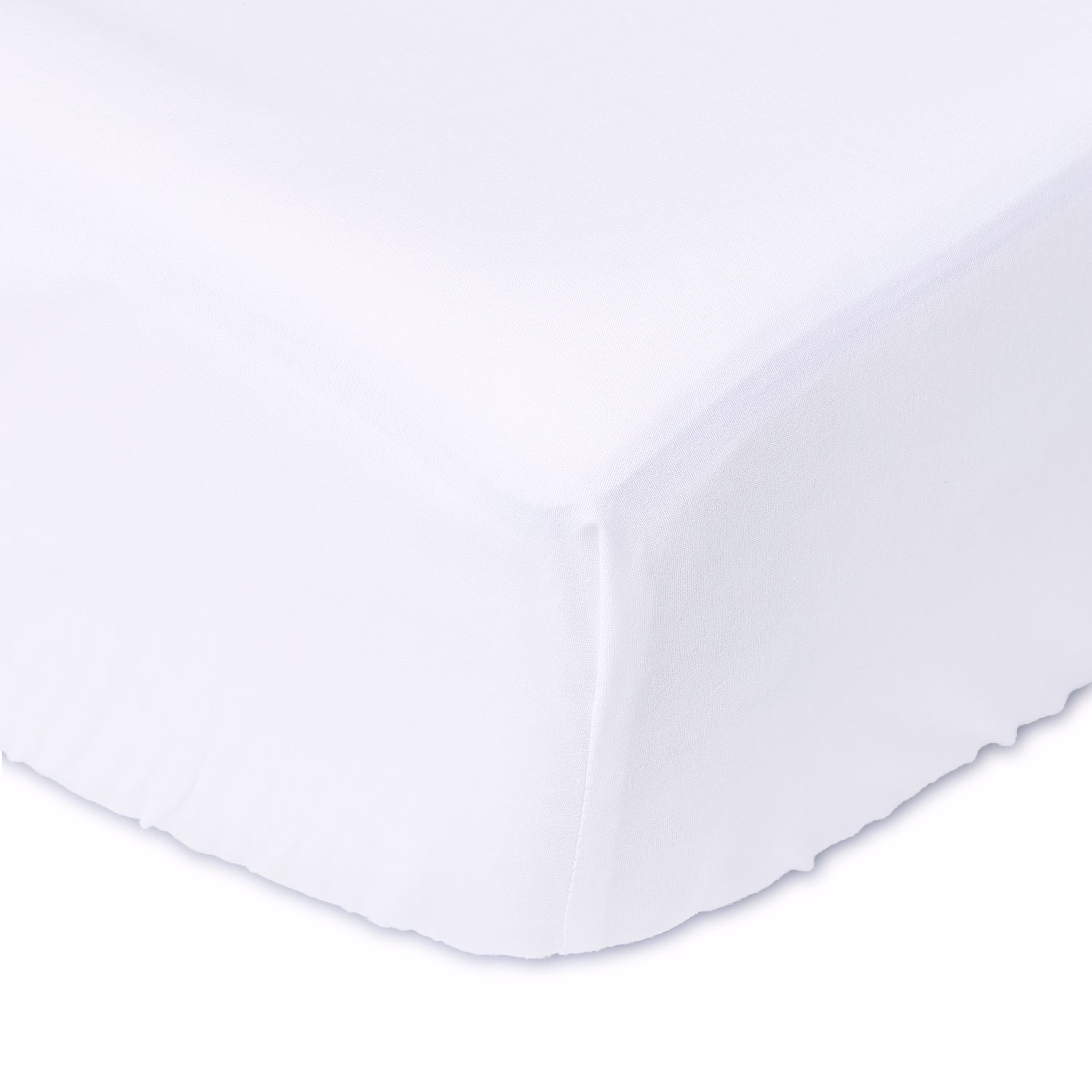 Crib Sheet - Fitted - 70x140cm - White