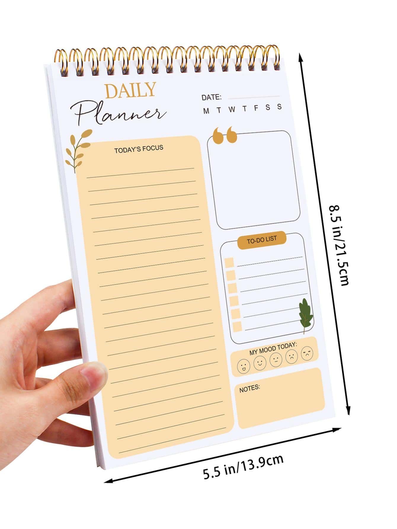 Daily Planner Notebook