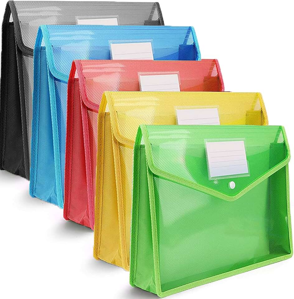 Document Wallet - A4 - Flip Top - 20 Pack
