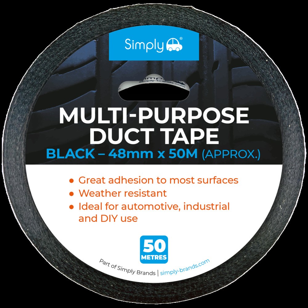 Duct Tape - 48mm x 50m - Black