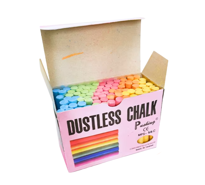 Dustless Chalk - 100 Pack - Colored