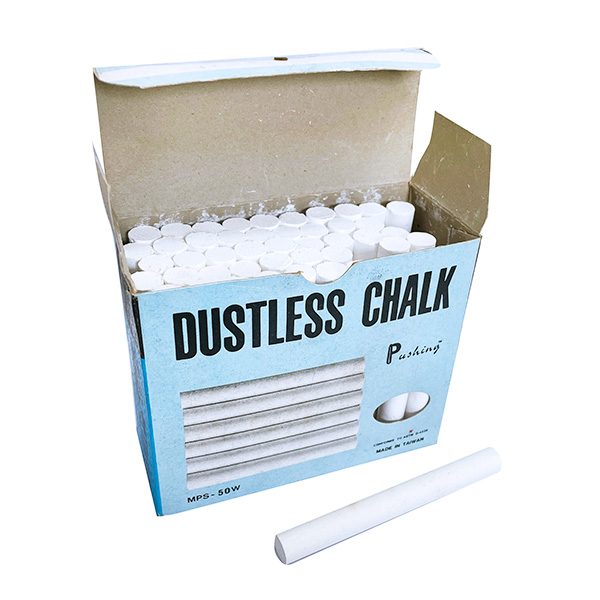 Dustless Chalk - 100 Pack - White