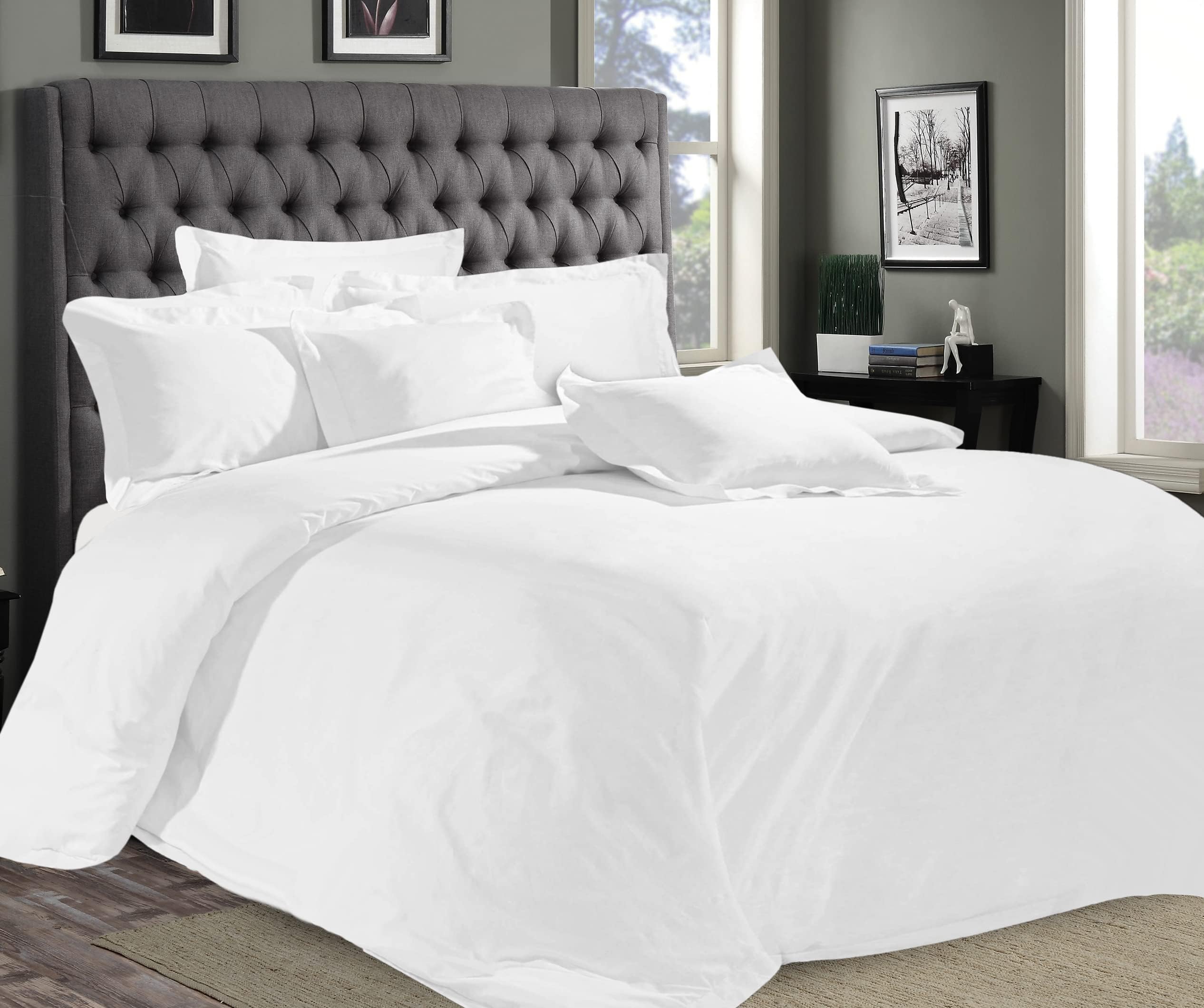 Duvet Cover Set - King - 4 Piece - White