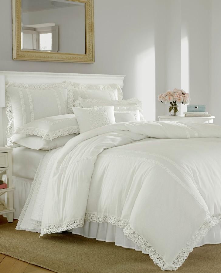 Duvet Cover Set - Queen - 4 Piece - White