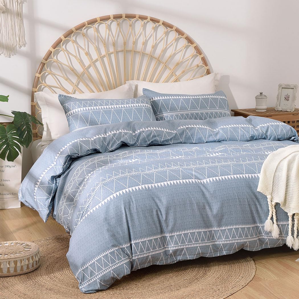 Duvet Cover Set - Single - 4 Piece - Blue