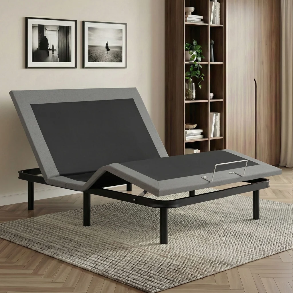 Electric Adjustable Bed - Double 6 inch Firm Support