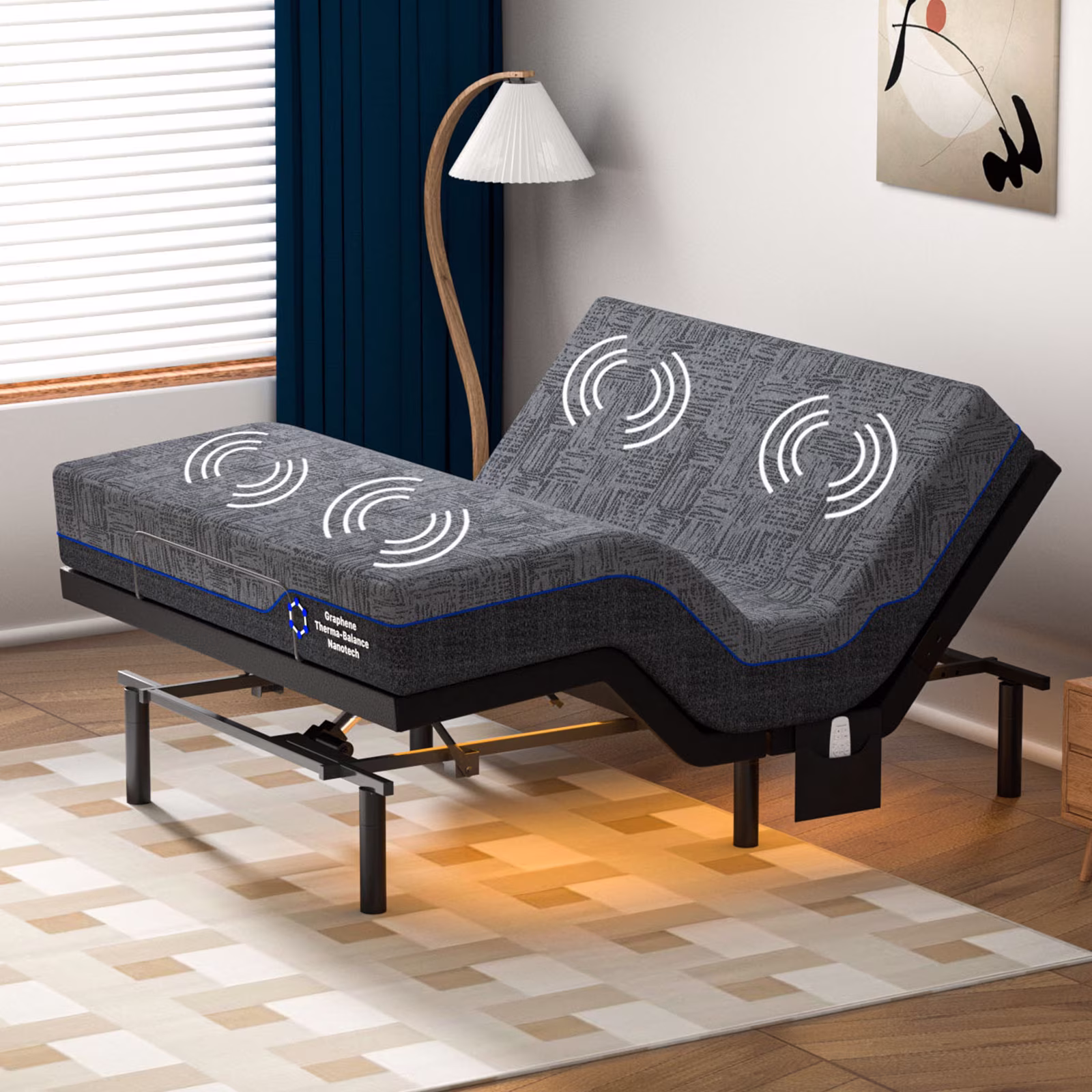 Electric Adjustable Bed - Full 10 inch Medium Firm