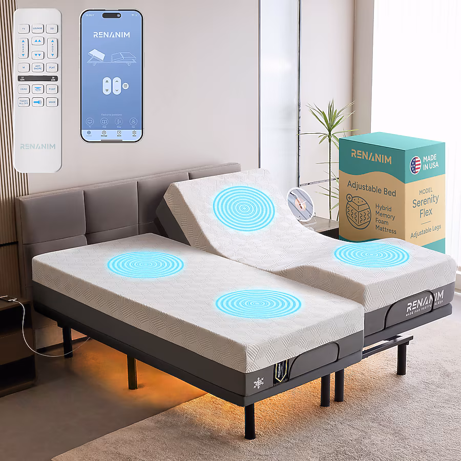 Electric Adjustable Bed - Full 14 inch Cooling