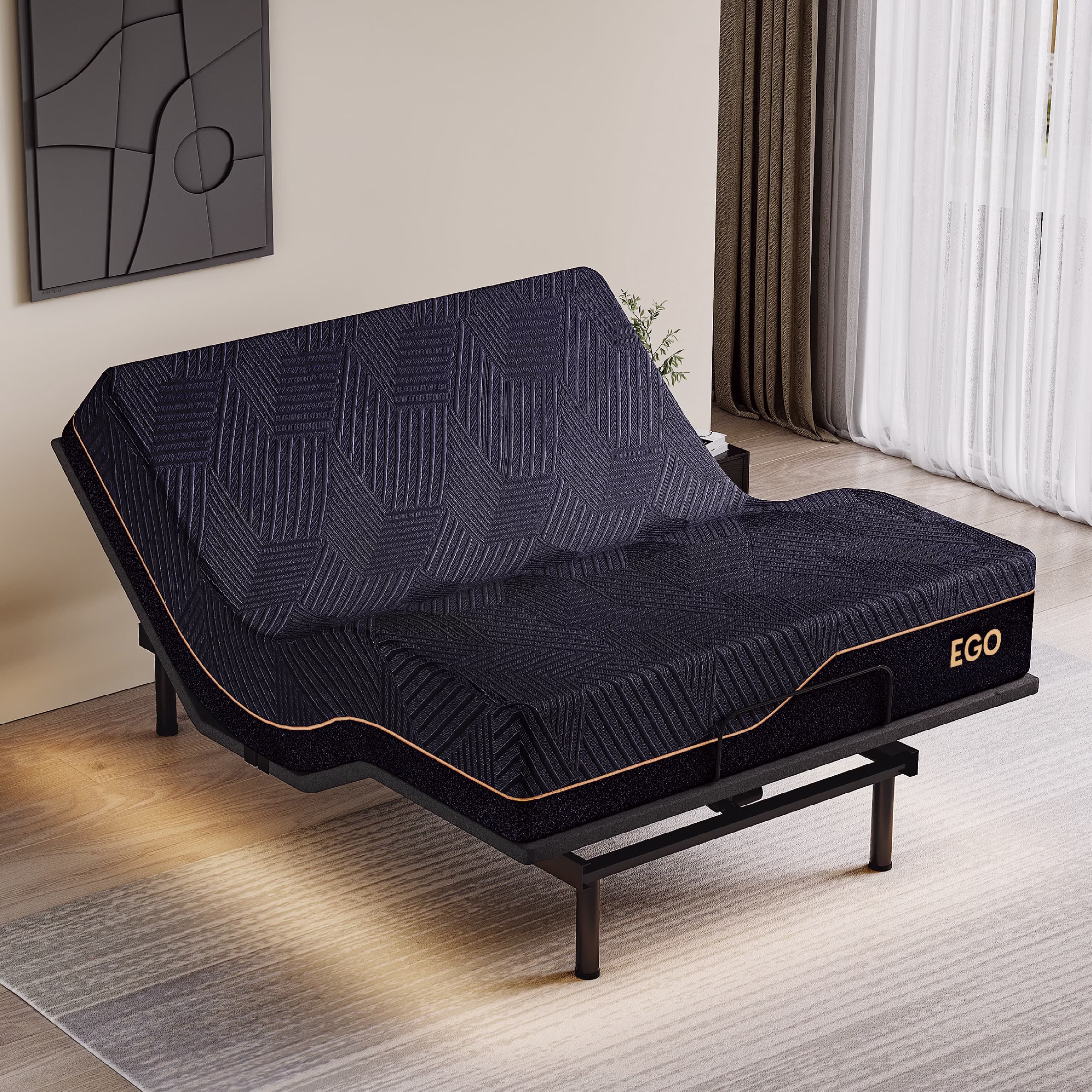 Electric Adjustable Bed - Full 14 inch Medium Firm