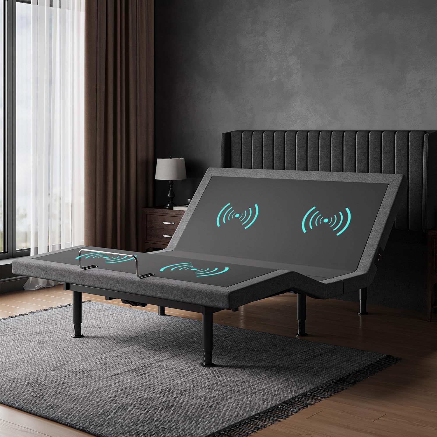 Electric Adjustable Bed - Full 8 inch Hypoallergenic