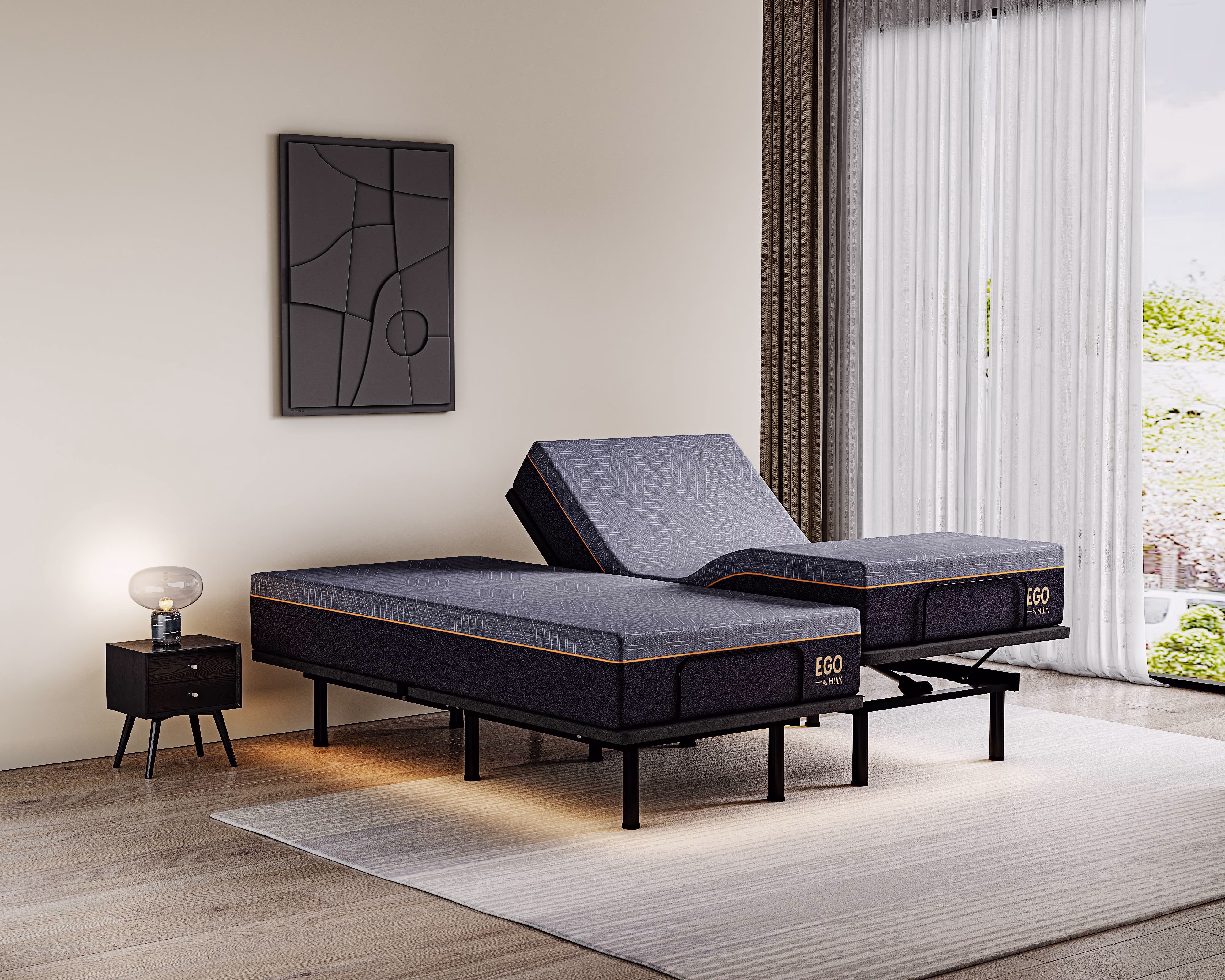 Electric Adjustable Bed - King 12 inch Medium Firm