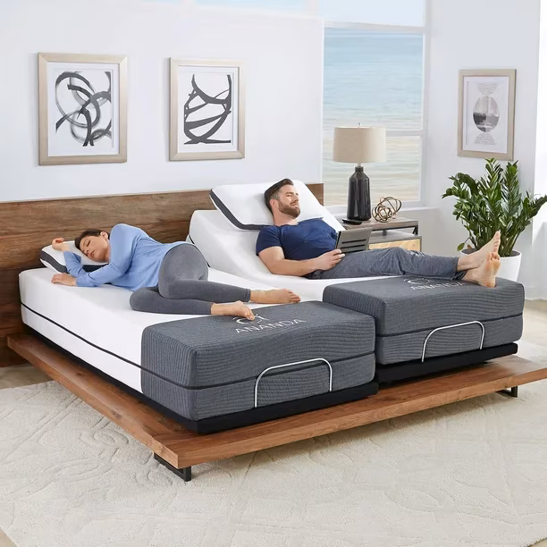 Electric Adjustable Bed - King 6 inch Medium Firm
