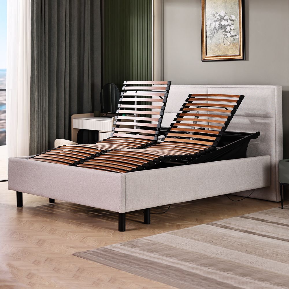 Electric Adjustable Bed - King 8 inch Hypoallergenic