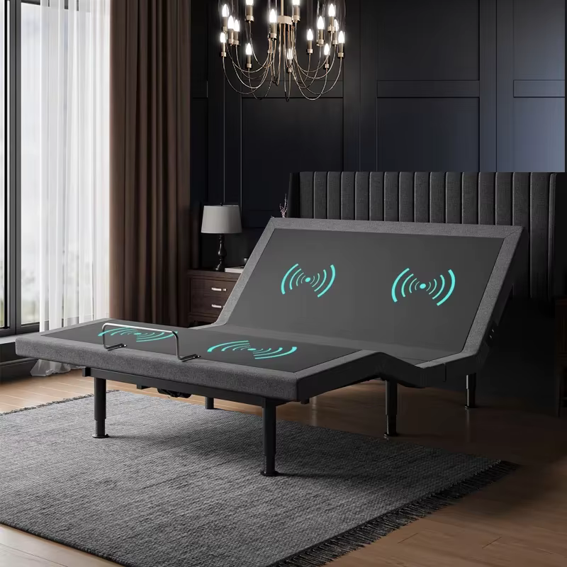 Electric Adjustable Bed - King 8 inch Plush
