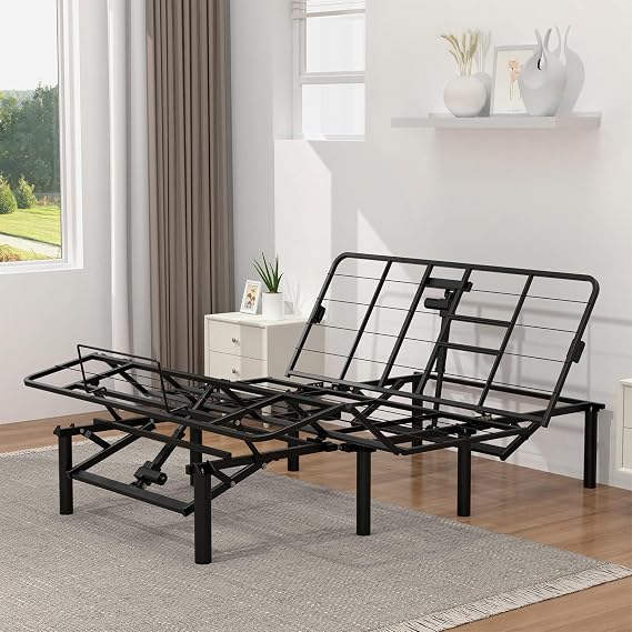 Electric Adjustable Bed - Queen 8 inch Firm Support