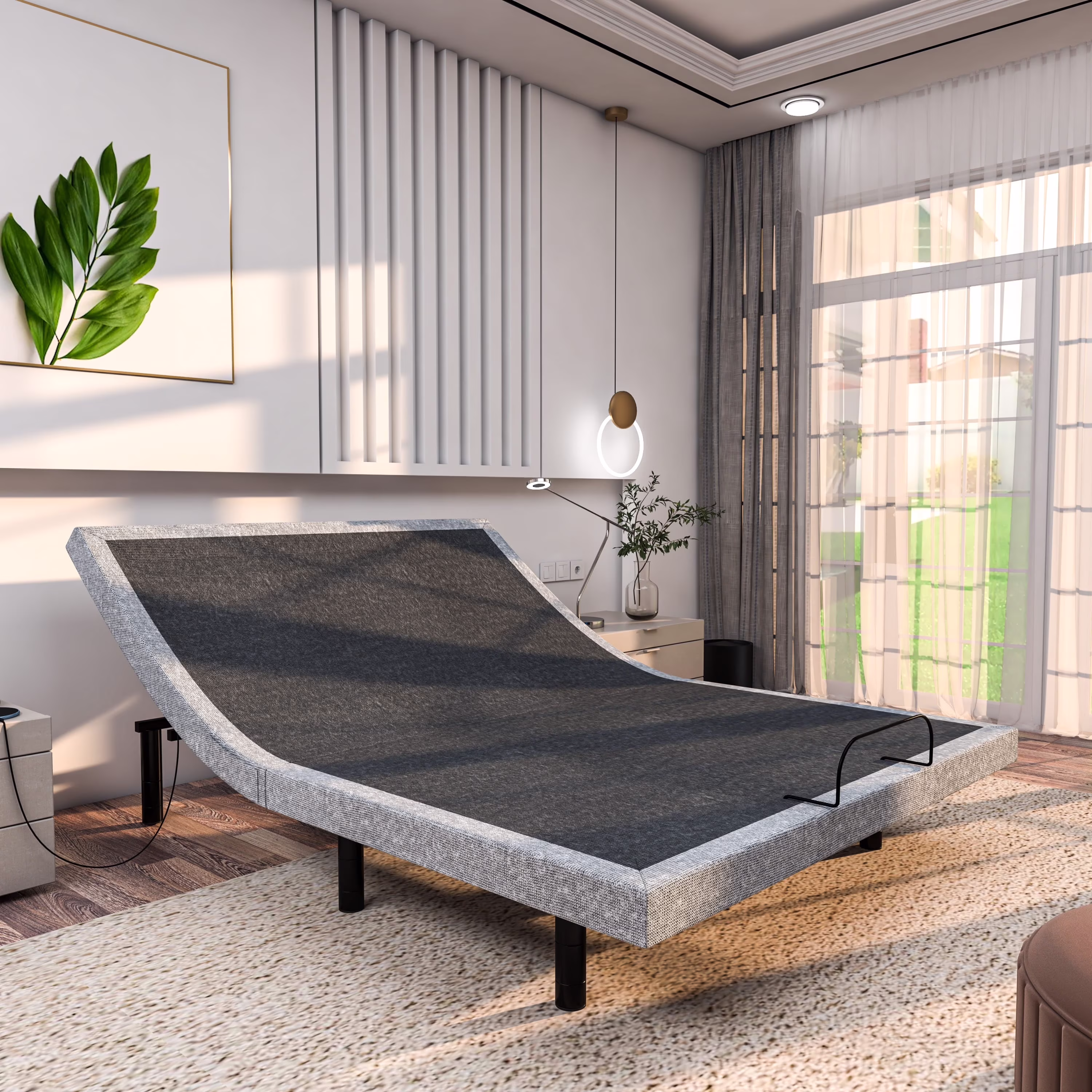 Electric Adjustable Bed - Queen 8 inch Hypoallergenic