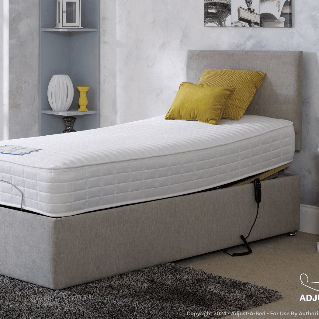 Electric Adjustable Bed - Single 10 inch Plush
