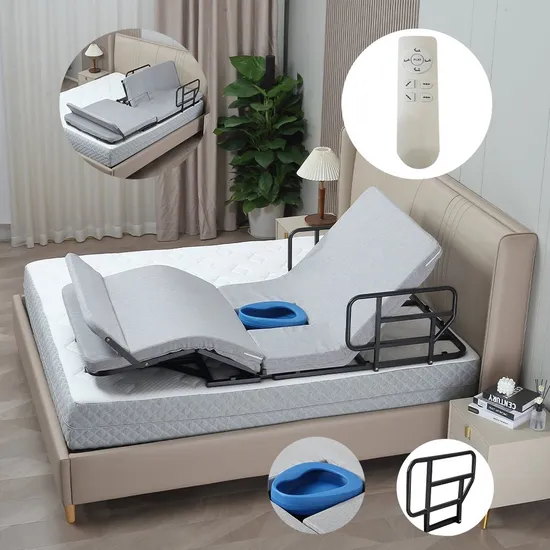 Electric Adjustable Bed - Single 6 inch Firm Support