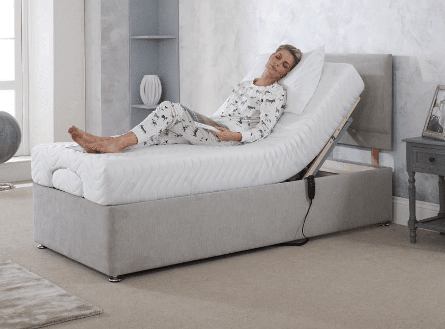 Electric Adjustable Bed - Single 6 inch Hypoallergenic