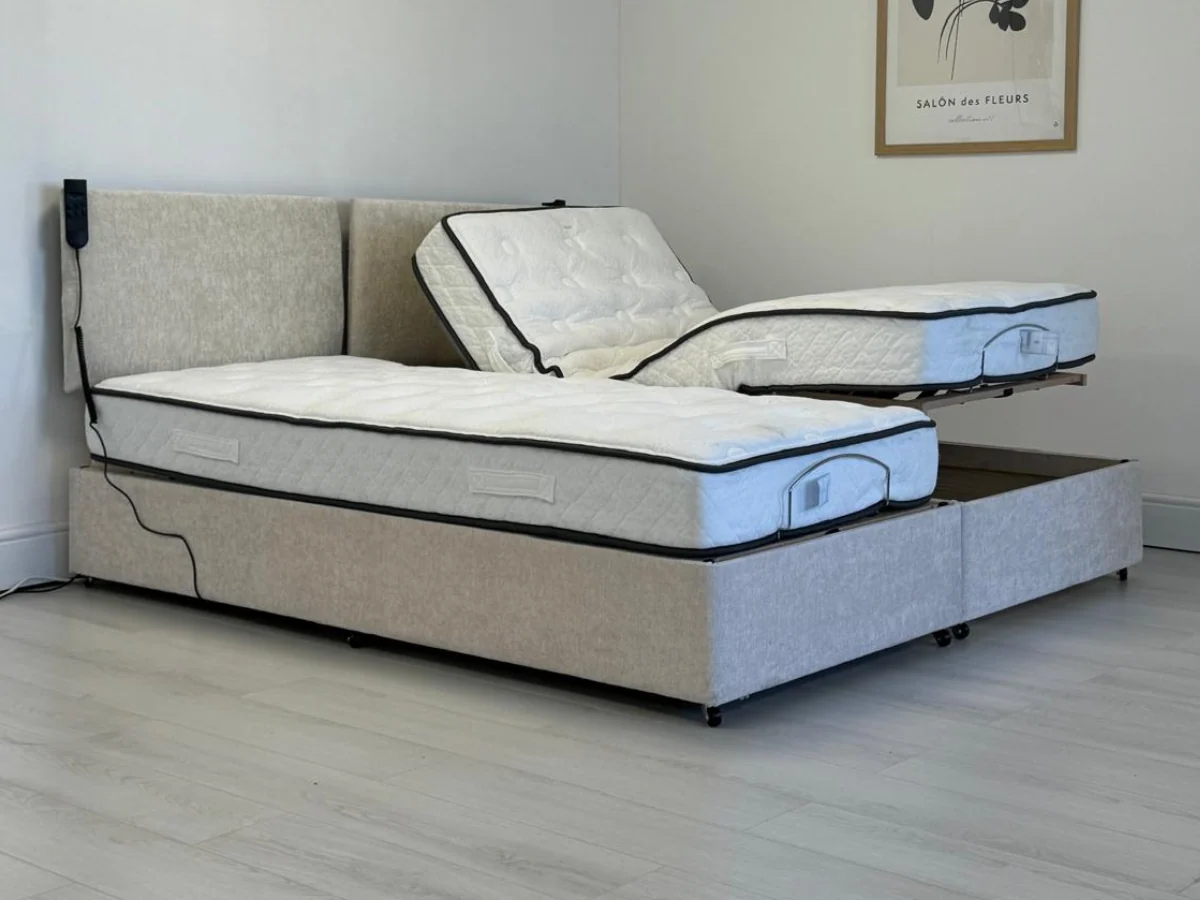 Electric Adjustable Bed - Single 8 inch Cooling