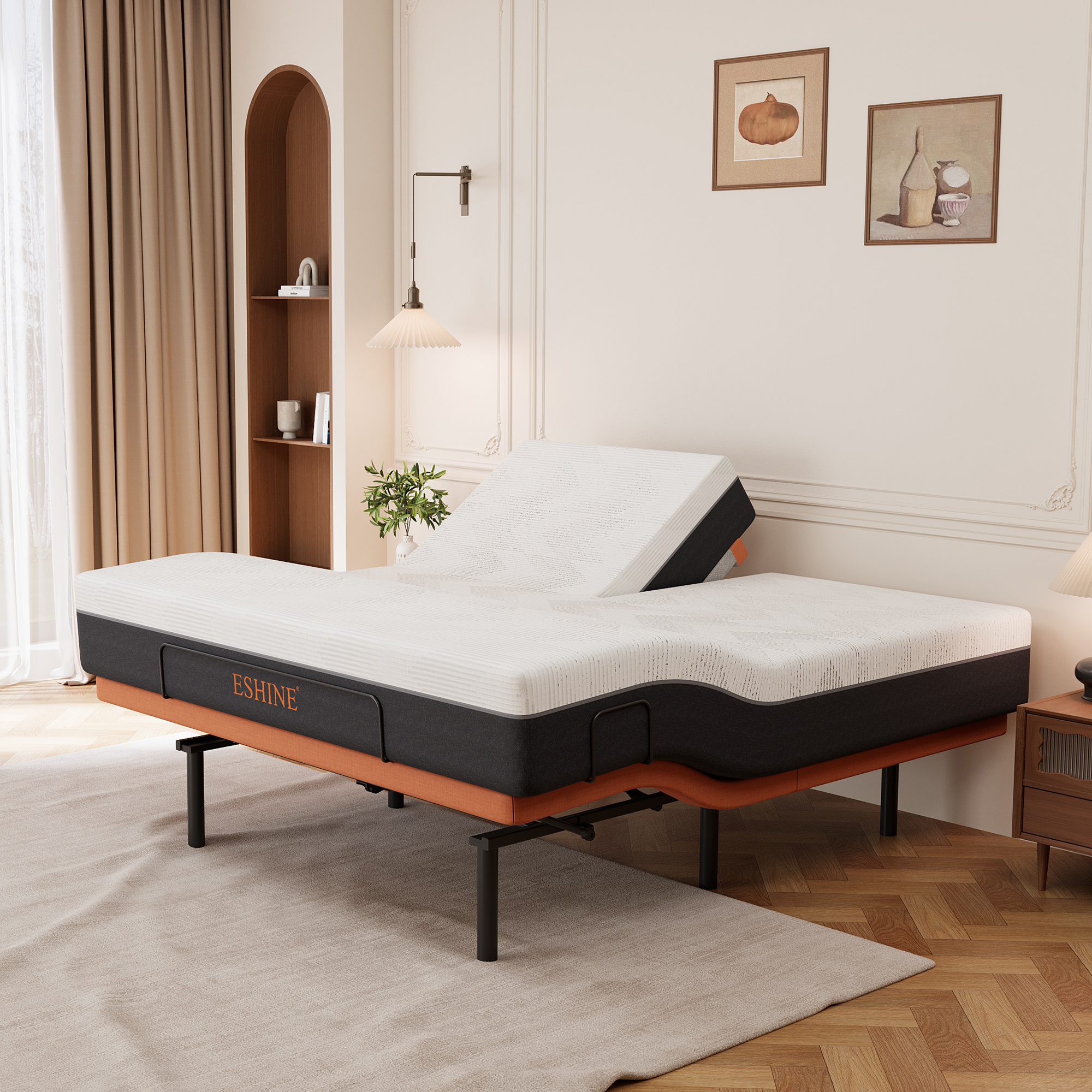 Electric Adjustable Bed - Super King 12 inch Plush