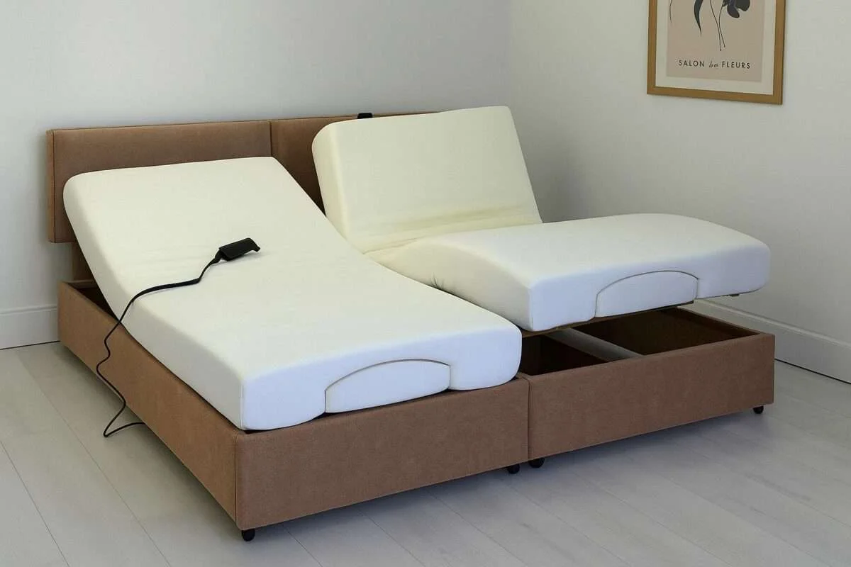 Electric Adjustable Bed - Super King 6 inch Hypoallergenic
