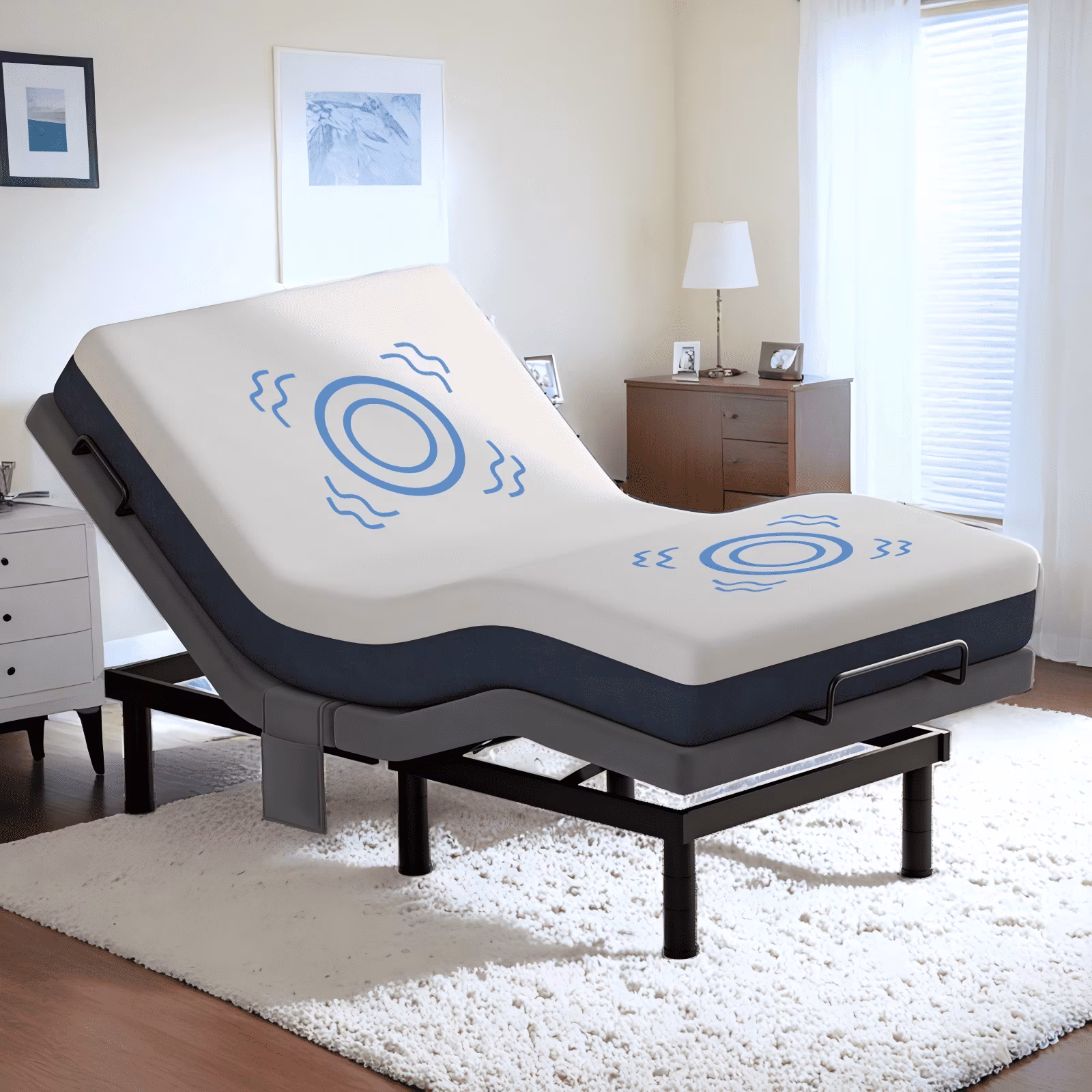 Electric Adjustable Bed - Twin XL 10 inch Firm Support