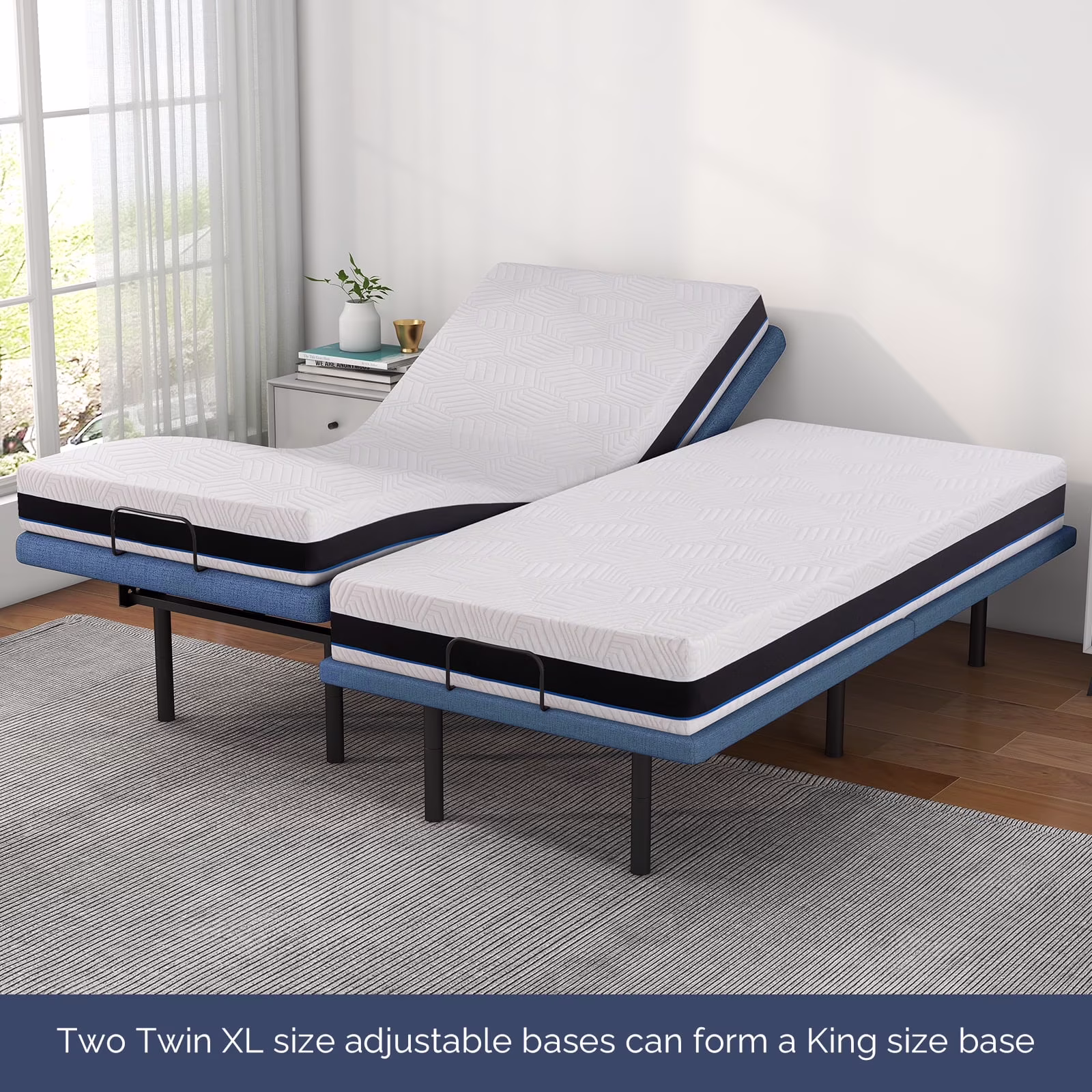 Electric Adjustable Bed - Twin XL 12 inch Plush